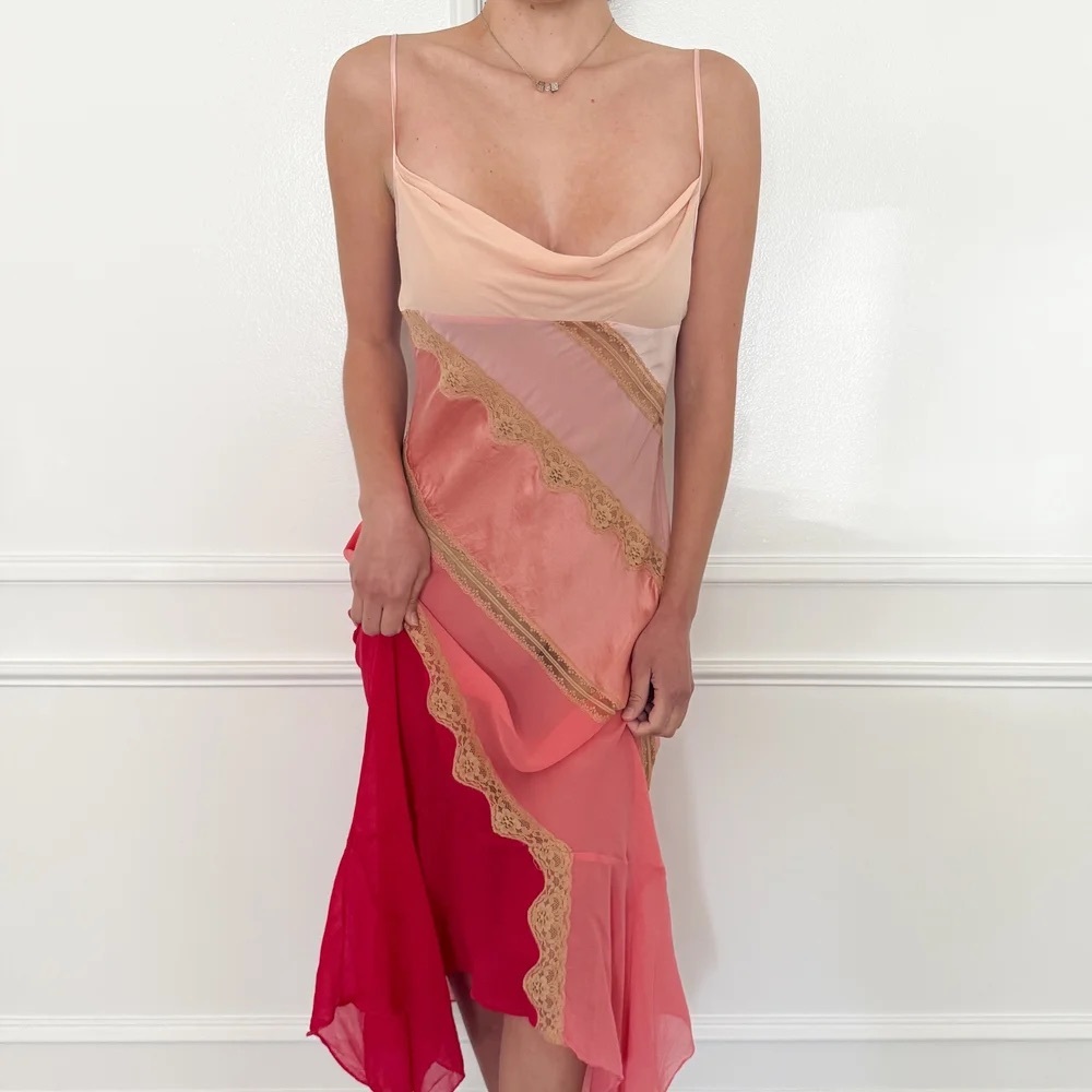 Victoria's Secret 100% Silk Cowl Dress - Picture 2 of 5